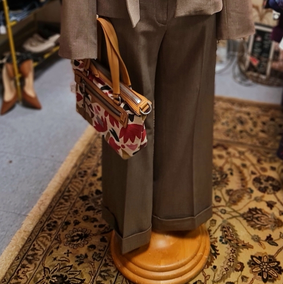 Rafaella Brown Pant Suit size 12P - Picture 3 of 7